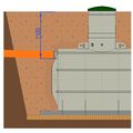 Konštrukčné úpravy Žumpa 6 - KÚ HARD pre hĺbku nátoku do 1,1 m