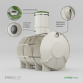 Akumulačná nádrž NAUTILUS® 3 m³ HARD line - do sucha
