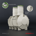 Plastový septik NAUTILUS® 3 m³ EXTREME line - do vody