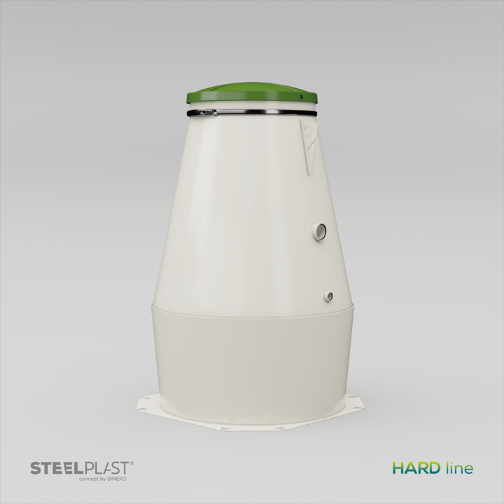 Šachta na vŕtanú studňu DOUBLEKON HARD line - do sucha
